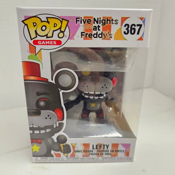 Funko Other - Funko Pop Games Five Nights at Freddys Pizzeria Simulator Lefty 367 Vinyl Figure